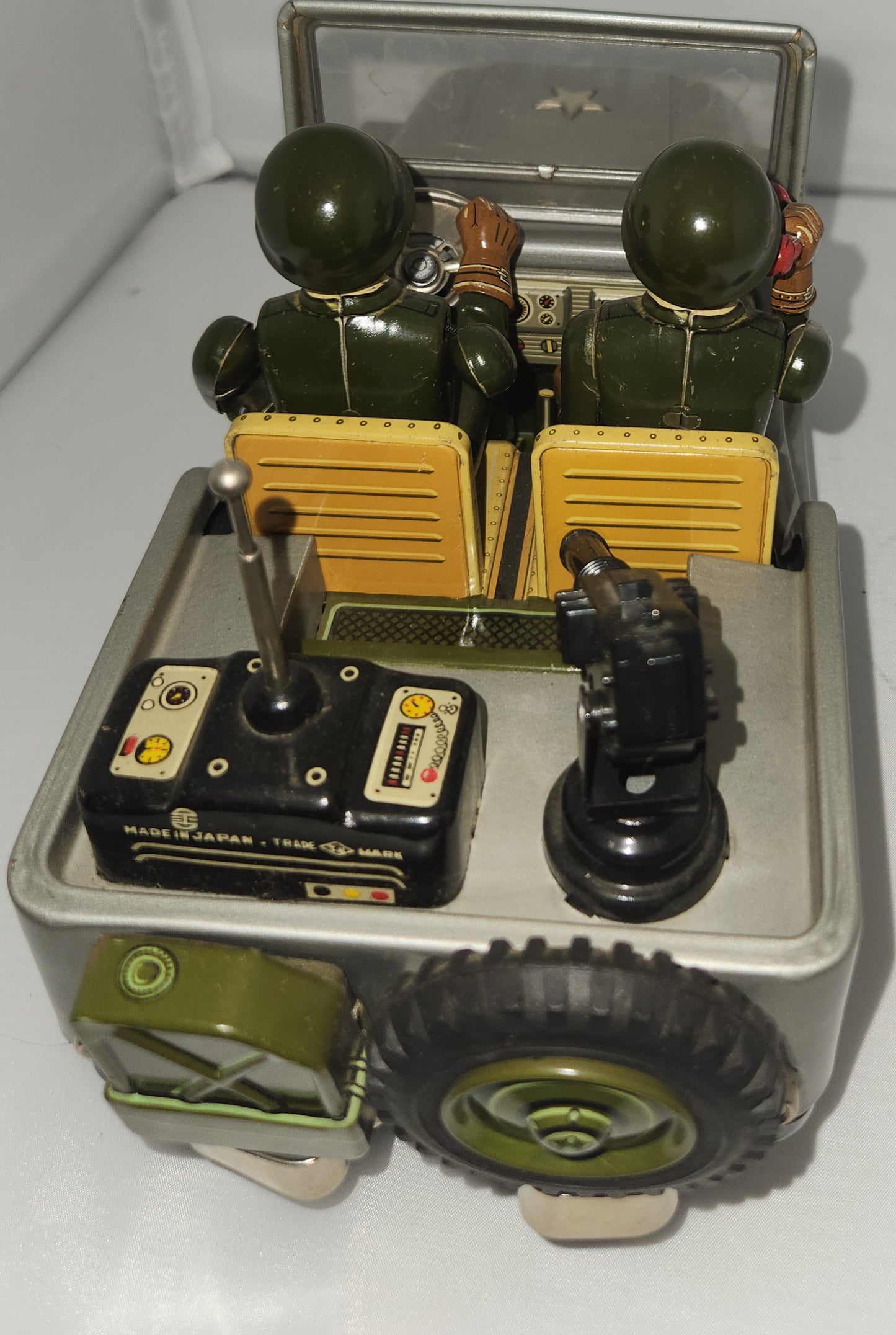 Radio Jeep Tin by Normura 1950's