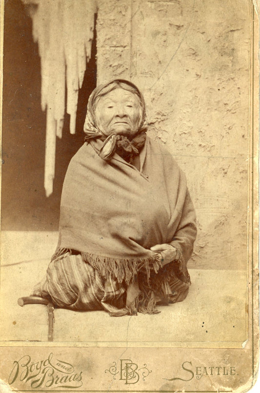 Chief Seattle's Daughter Kikisoblu Cabinet Card Photograph